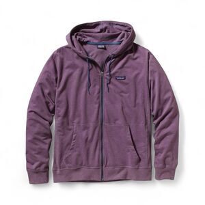 Patagonia Lightweight Full-Zip Purple Hoody Sweatshirt Men's Large